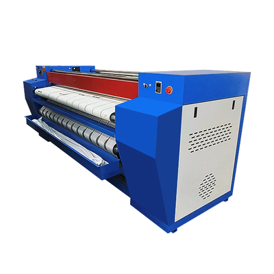 Advanced Single Roll Ironer Safety Features with Finger Guards & Emergency Stop Switch Seamless Fabric Feeding Ironing Machine