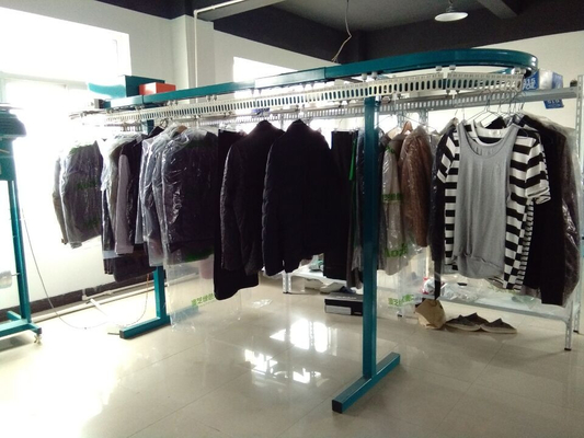 Hot Sale SS-252 Revolving Hanger Clothing Conveyor Line for Hotel,Dry Cleaners Shop,Laundry and Factory Use