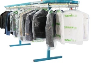 Big Space Suitable 406 Hanging Points Conveyor Belt Garment Conveyor Used Garment Clothes Conveyor Garment Factory